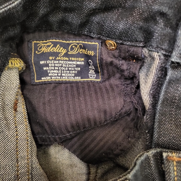 Fidelity Denim Skip Low-rise Flare color Viper Size 27 - Picture 5 of 8